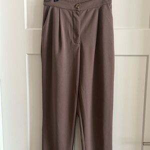 Women’s taupe color trousers